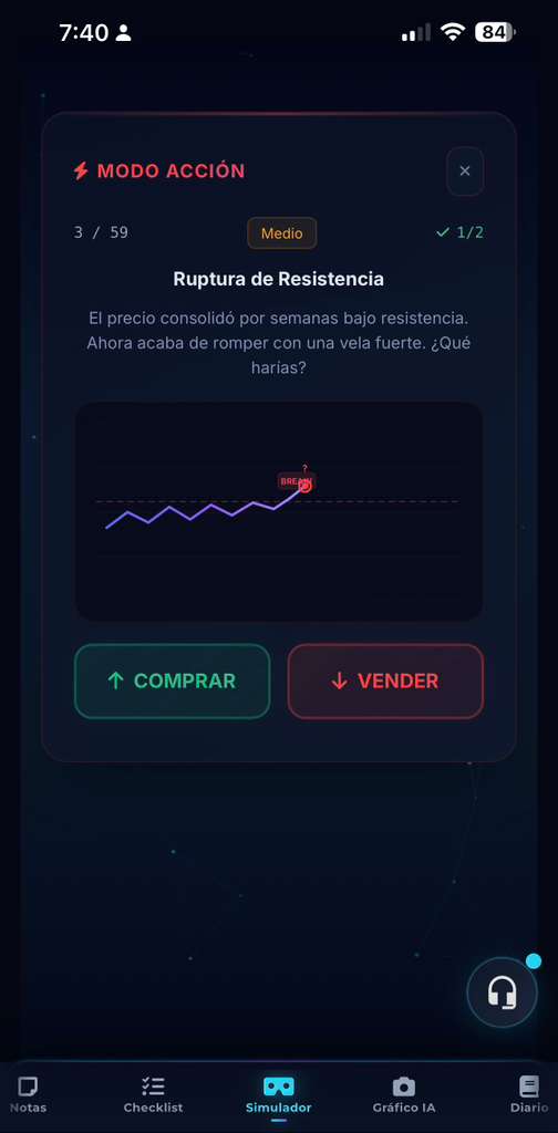 Simulador Modo Acción